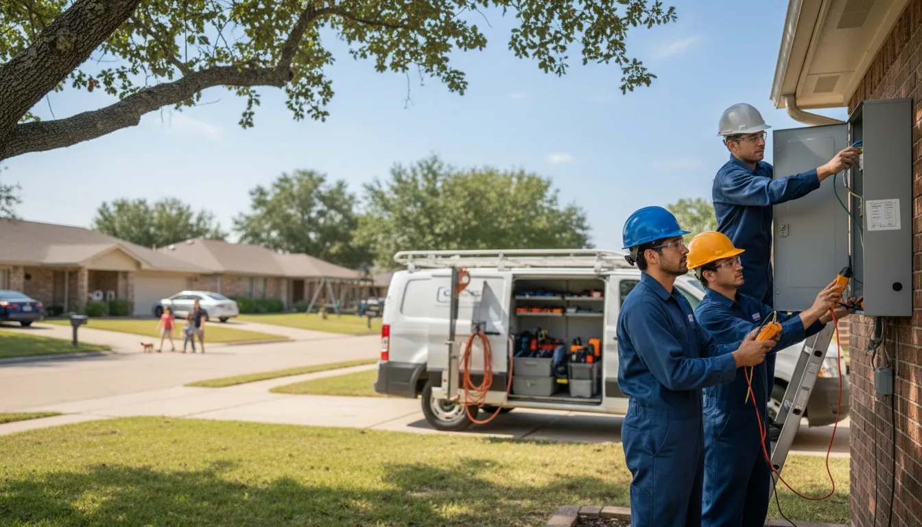 Certified electrician providing emergency electrical services in Silverstreet, SC